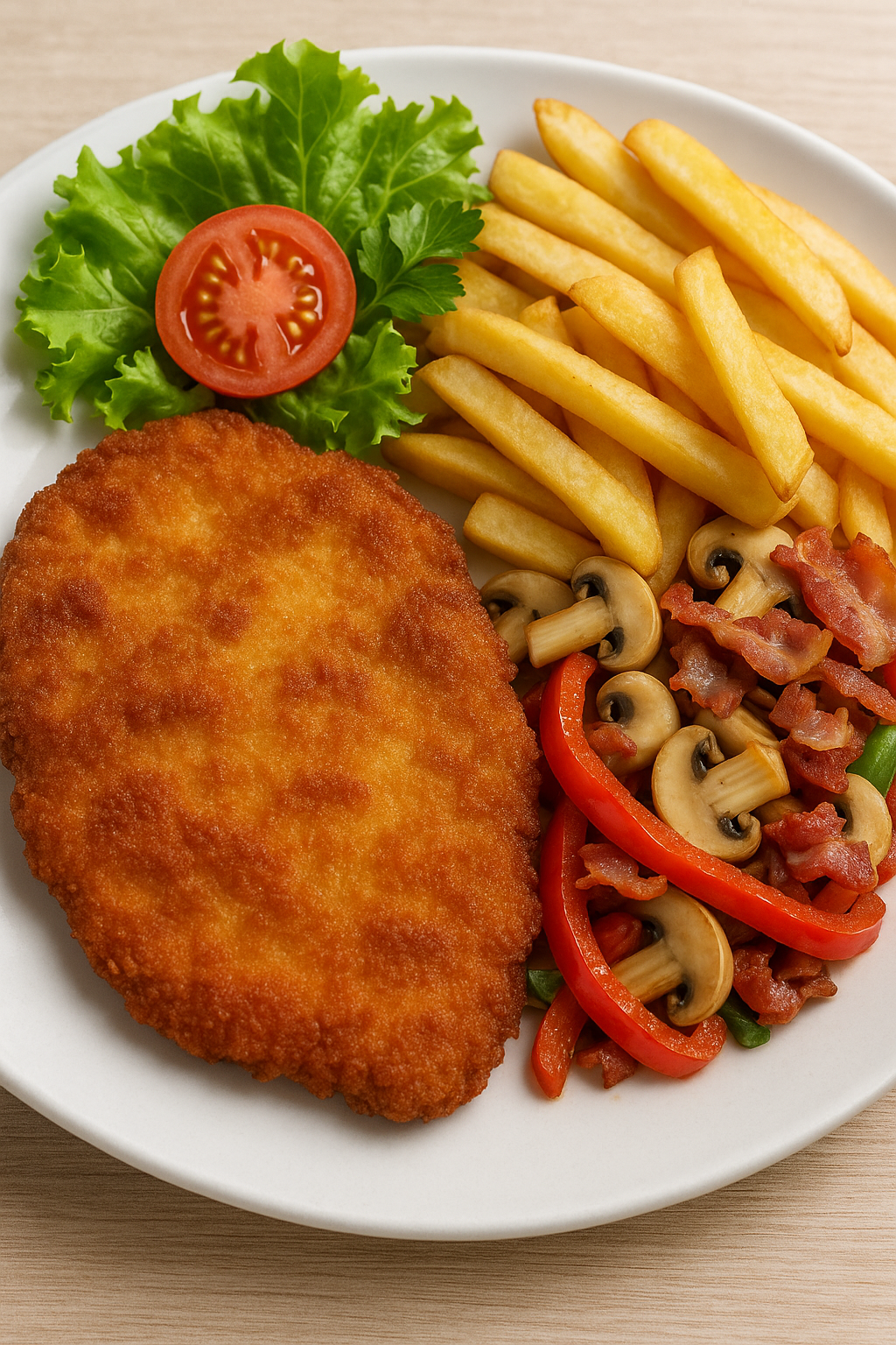Chicken or Pork Schnitzel Irish Clock