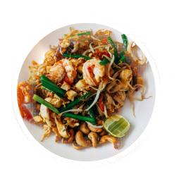 Thai Fried Noodle with Seafood