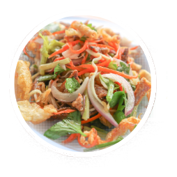 Spicy Thai Crispy Trio Salad