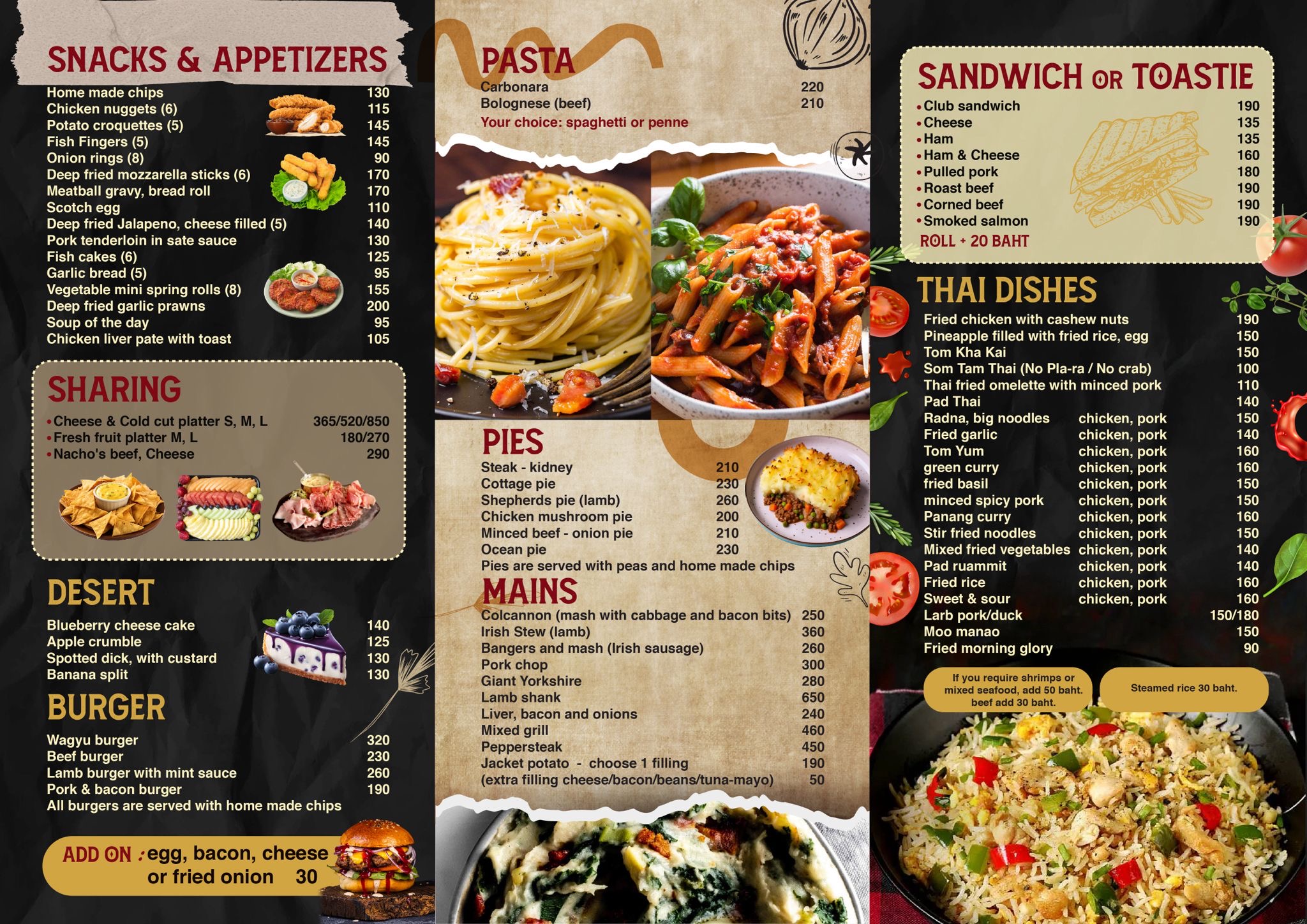 Menu Page 1